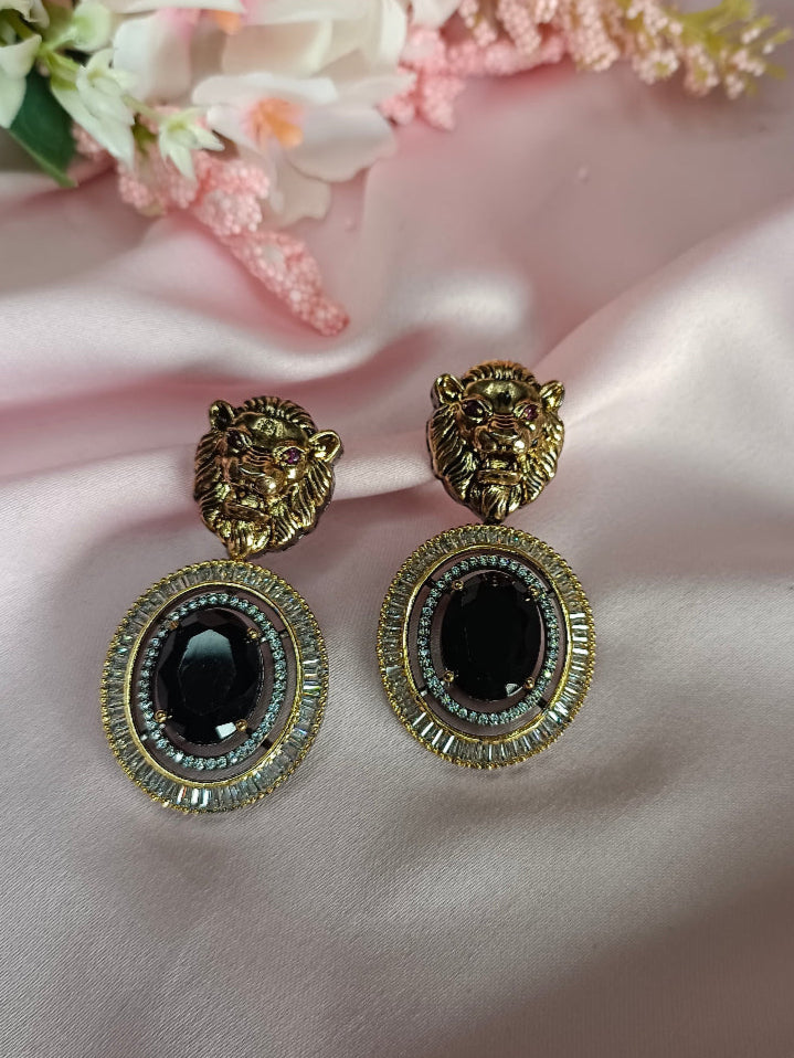 Sabyasachi Inspired Black Earrings